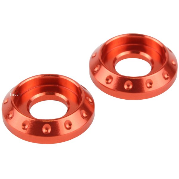 004186-14 ポッシュ POSH マシンドワッシャー NASAタイプ M6 ディープオレンジ