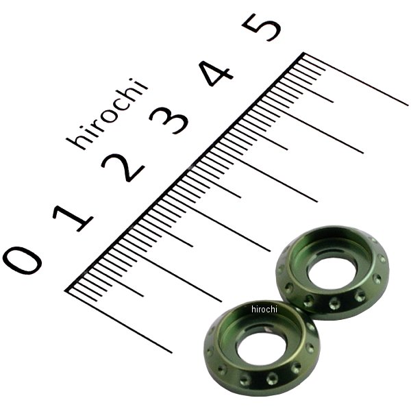 004186-18 ポッシュ POSH マシンドワッシャー NASAタイプ M6 ライトグリーン