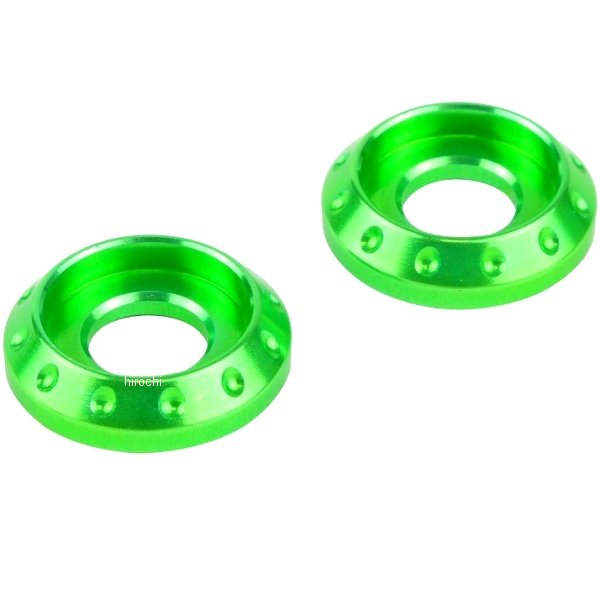 004186-28 ポッシュ POSH NASAワッシャー M6 ライムグリーン