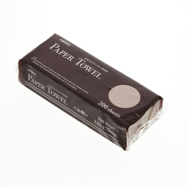 004722006 339-7981 (株)シモジマ HEIKO クラフトペーパータオル シングル 小判 200枚入り