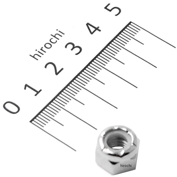 004967 ネオファクトリー ナイロンナット 5/16-18 クローム 1個売り