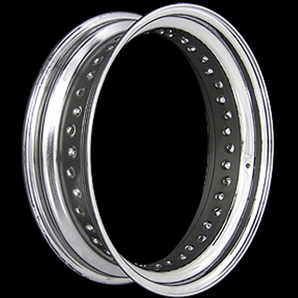 005495 ネオファクトリー クロームホイールリム 16×4.5インチ サイドバルブ スモールホール 1個売り