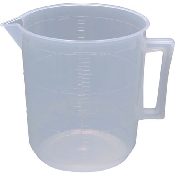 0056 835-3686 瑞穂化成工業(株) 瑞穂 PP手付ビーカー3L
