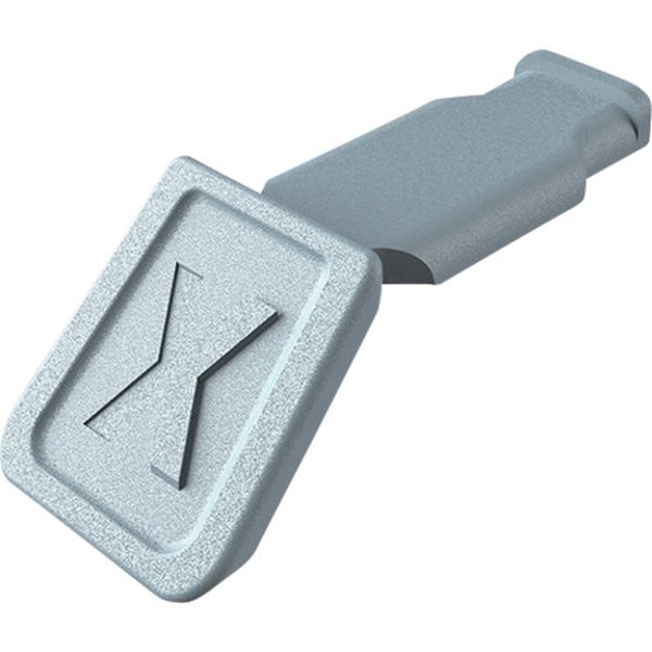 006110CS 677-8591 KNIPEX社 KNIPEX カラーコードクリップ グレー(10ピース入り)