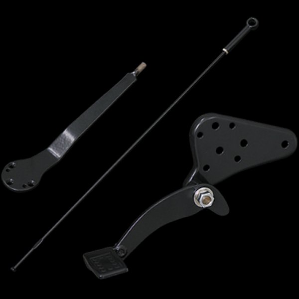 006166 ネオファクトリー ジョッキーシフトキット ペダルクラッチ 52年-78年 ビッグツイン ブラック