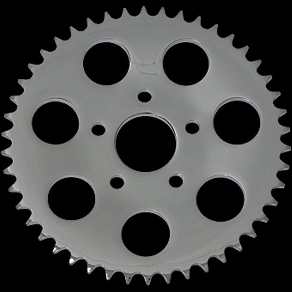 006328 ネオファクトリー 46丁 リアチェーンスプロケット クローム 73年-85年 ビッグツイン用