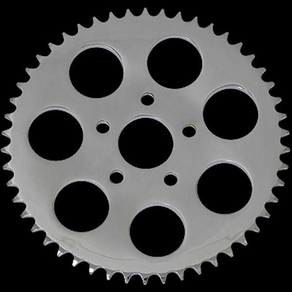006329 ネオファクトリー 50丁 リアチェーンスプロケット クローム 73年-85年 ビッグツイン用