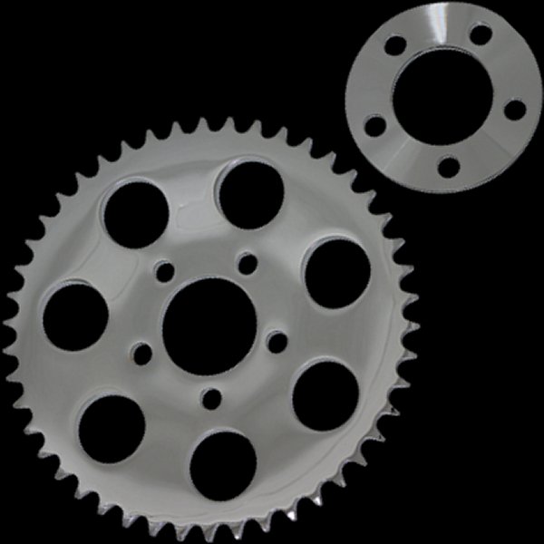 006330 ネオファクトリー 46丁 リアチェーンスプロケット クローム TC用