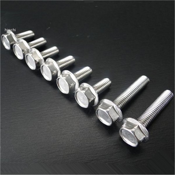 0065 ビーアールシー BRC 純正フロントフェンダー取付用ステンレスボルト 8本 CB400F、CB350F