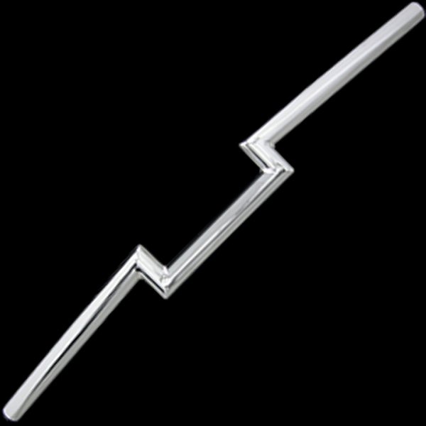 006752 ネオファクトリー ヘコミ無し 2インチ ナローZバーハンドル クローム