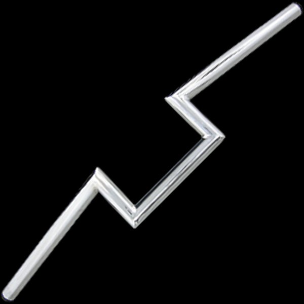 006753 ネオファクトリー ヘコミ無し 4インチ ナローZバーハンドル クローム