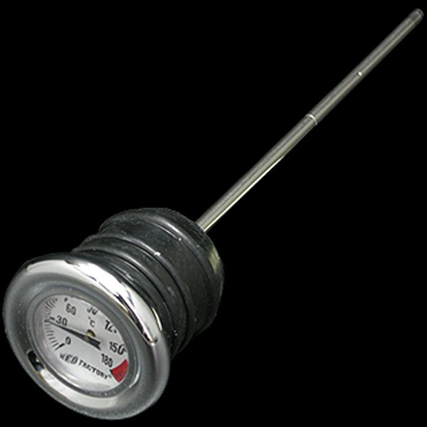 006805 ネオファクトリー 摂氏タイプ 油温計付 オイルタンクキャップ 84年-99年 ソフテイル ロングサイズ 白