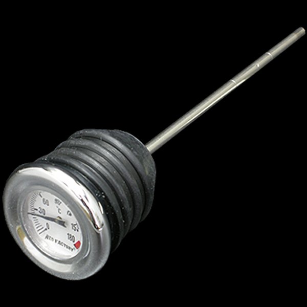 006807 ネオファクトリー 摂氏タイプ 油温計付 オイルタンクキャップ 00年以降 ソフテイル 白