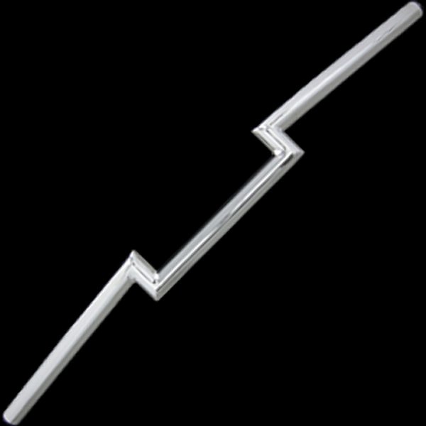 006854 ネオファクトリー ヘコミ無し 2インチ Zバーハンドル クローム