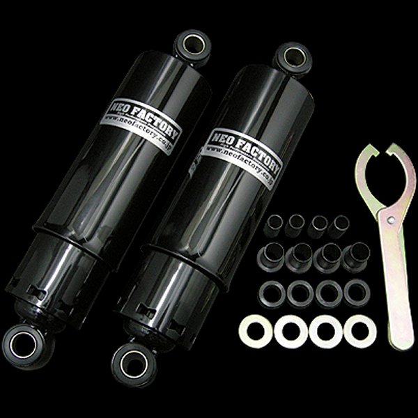 006882 ネオファクトリー 11インチ フルカバー ショートショック 79年-03年 XL、FXR 黒