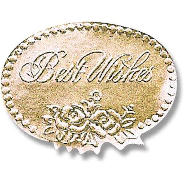 007066402 342-0247 (株)シモジマ HEIKO ギフトシール ベストウィッシュ金 SS 120枚入り