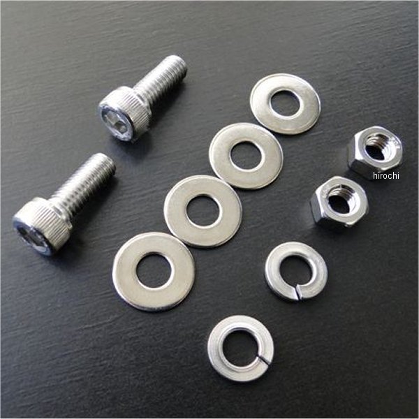 0079 ビーアールシー BRC ナンバープレート固定用ステンレスボルト(2本) キャップボルト 80年-82年 XJ400、XJ400D