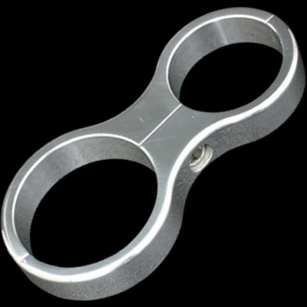 008243 ネオファクトリー 39mmフォーク用 48mmメータークランプ ポリッシュ