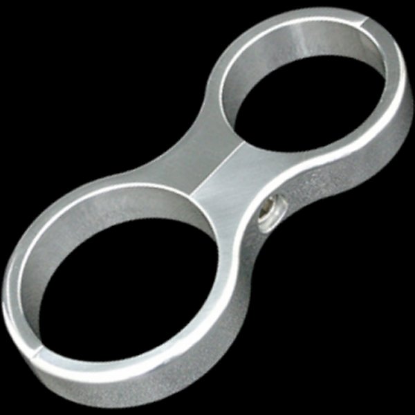 008246 ネオファクトリー 41mmフォーク用 48mmメータークランプ ポリッシュ