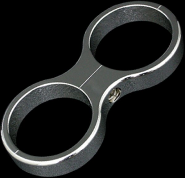 008248 ネオファクトリー 49mmフォーク用 48mmメータークランプ クローム