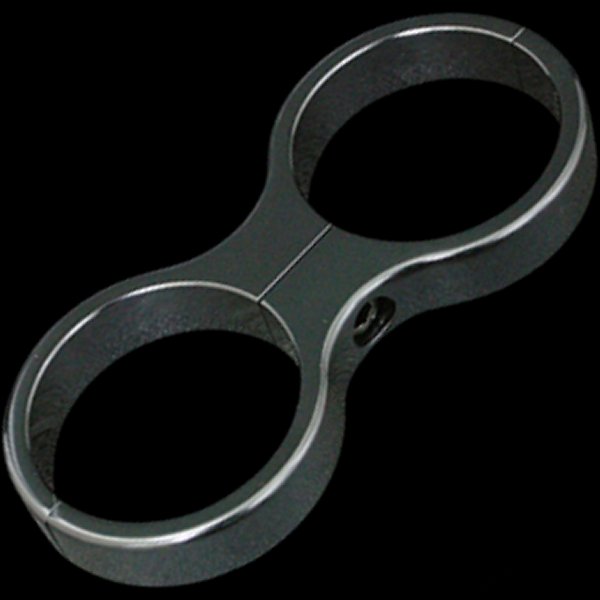 008250 ネオファクトリー 49mmフォーク用 48mmメータークランプ ブラック