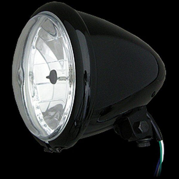 008332 ネオファクトリー 5-3/4インチ バレットヘッドライト H4 ブラック