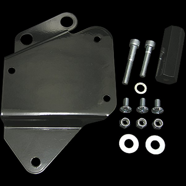 008336 ネオファクトリー ツールボックスブラケット 右 ブラック 00年以降 ソフテイル用