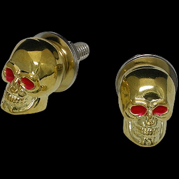 008565 ネオファクトリー スカルタイプ ナンバースクリューセット ゴールド