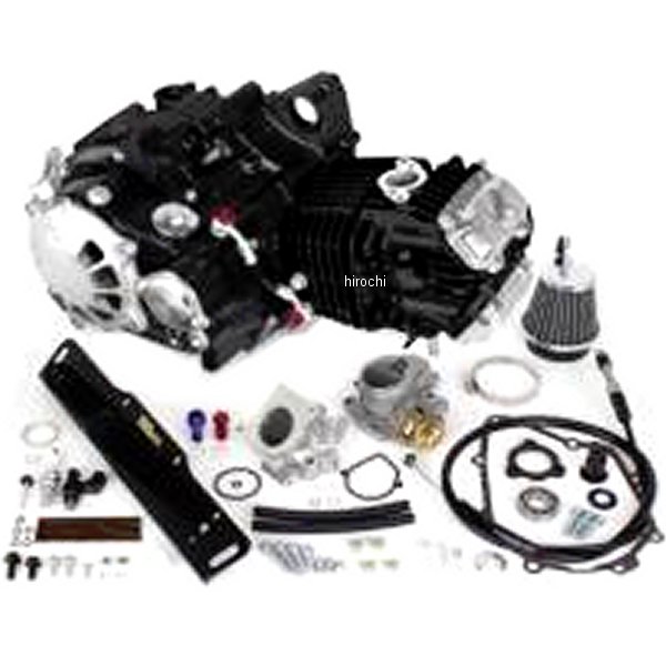 01-00-1753 SP武川 スーパーヘッド4V+Rコンプリートエンジン 181cc 乾式クラッチ