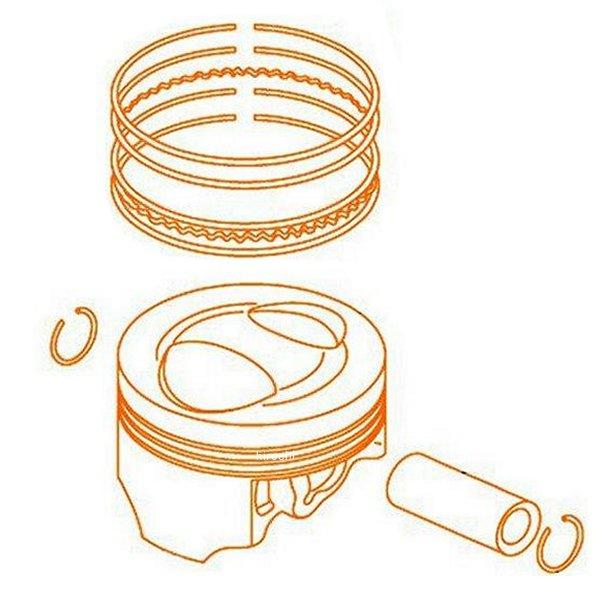 01-02-2703 SP武川 スーパーヘッド ステージ3 120cc 130cc 用 ピストンキット Ape50 Ape100
