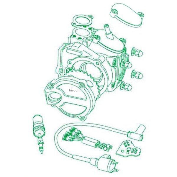 01-03-8206 SP武川 ツインスパークスーパーヘッド+Rヘッドキット 124cc バレル仕上げ モンキー/ゴリラ