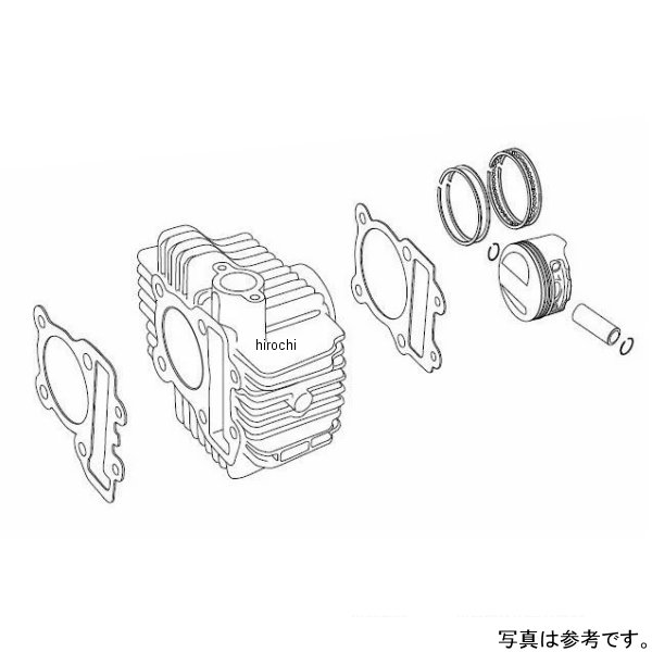 01-04-0105 SP武川 スーパーヘッド＋R 138cc用 セラミックメッキシリンダーキット KSR110 KLX110