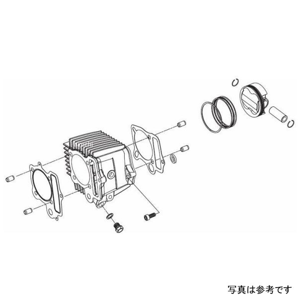 01-04-0131 SP武川 シリンダーキット DESMO138cc モンキー、ゴリラ