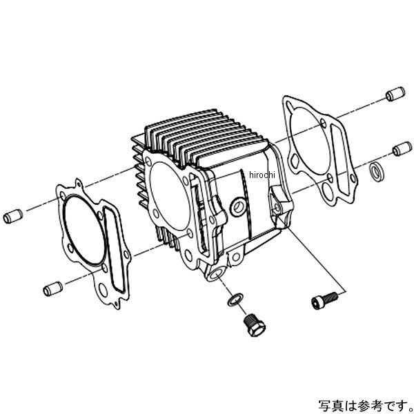 01-04-0132 SP武川 シリンダーキット DOHC/138cc モンキー、ゴリラ