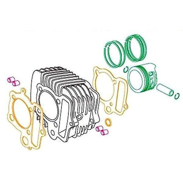 01-04-7106VA SP武川 Rステージ＋D 106cc リペアパーツ VAシリンダーキット セラミックメッキ モンキー ゴリラ