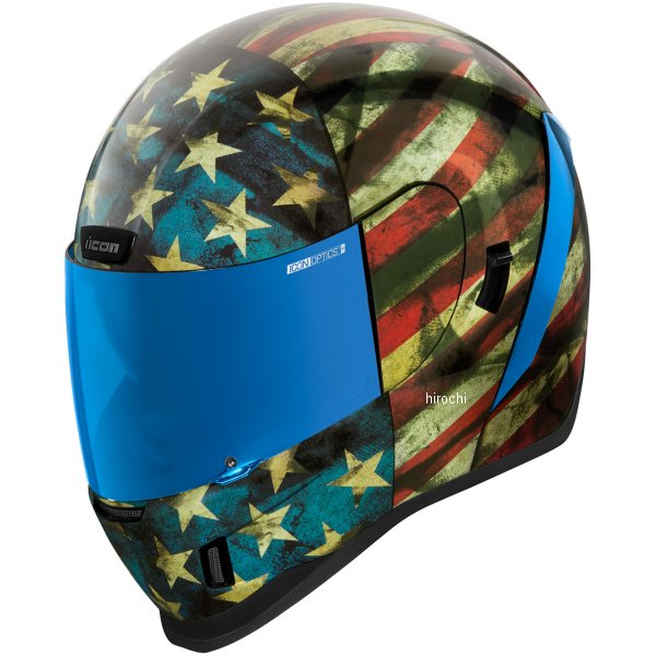 0101-14785 アイコン ICON フルフェイスヘルメット AIRFORM OLD GLORY LGサイズ
