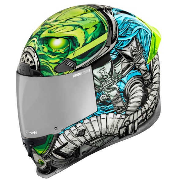 0101-14948 アイコン ICON フルフェイスヘルメット AIRFRAME PRO OUTBREAK 青 XLサイズ