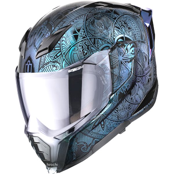 0101-18697 アイコン ICON フルフェイスヘルメット ULTRAFLITE OPAL MANDALA ブルー Lサイズ