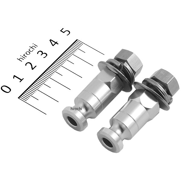 010102-03 ポッシュ POSH ウインカーステー 汎用 M10x30mm アルミ 2本入り シルバー