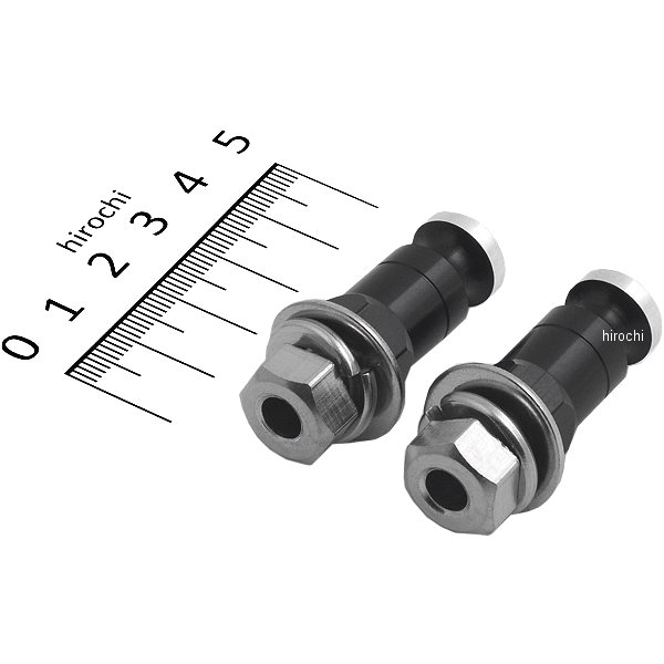 010103-06 ポッシュ POSH ウインカーステー 汎用 M10x20mm アルミ 2本入り 黒