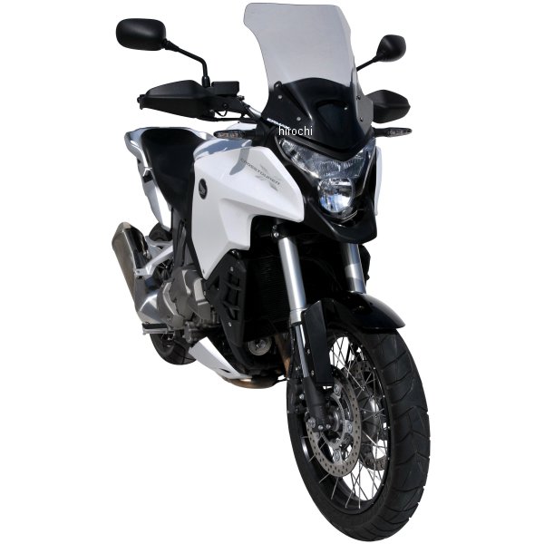 0101XX130 アルマックス ERMAX ハイプロテクション ウインドスクリーン 48cm 12年-15年 VFR1200X Crosstourer ライトブラック