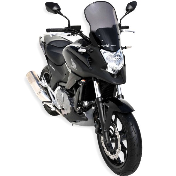 0101XX127 アルマックス ERMAX ハイプロテクション ウインドスクリーン 46cm 12年-13年 NC700X ダークブラック