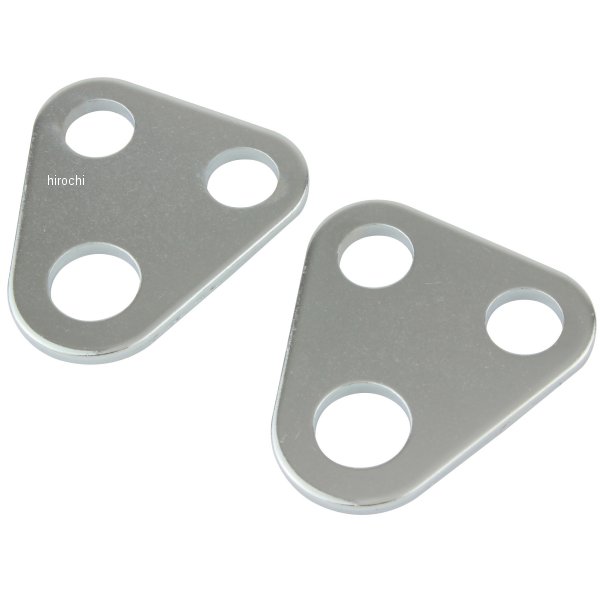 010196 ポッシュ POSH ウインカーステーベース SR500、SR400 メッキ 2枚入り