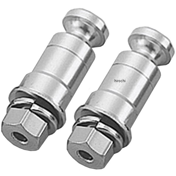 010201-03 ポッシュ POSH ウインカーステー 汎用 M8x20mm アルミ 2本入り シルバー