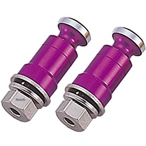 010201-05 ポッシュ POSH ウインカーステー 汎用 M8x20mm アルミ 2本入り ブルーベリー