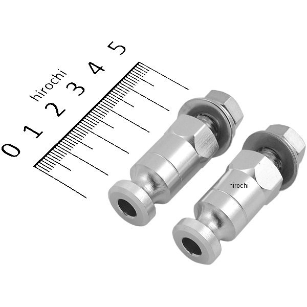 010202-03 ポッシュ POSH ウインカーステー M8X30mm アルミ 2本入り シルバー