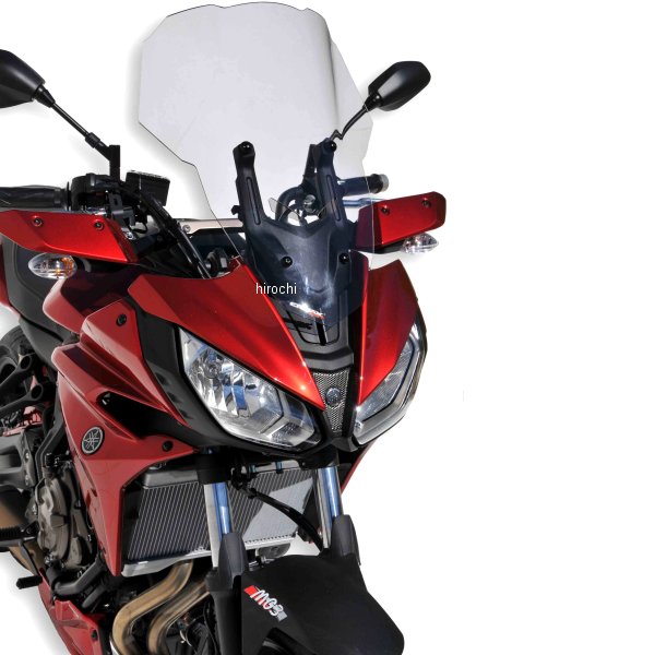 0102XX133 アルマックス ERMAX ハイプロテクション ウインドスクリーン 49cm 16年-19年 MT-07 Tracer ライトブラウン