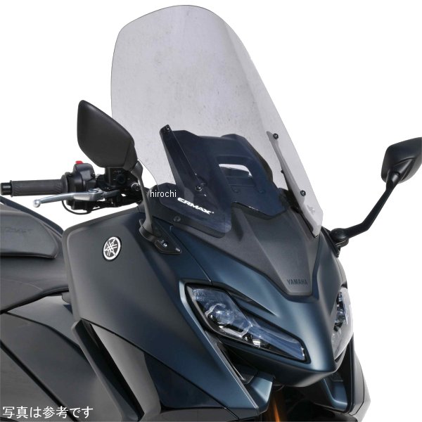 0102Z01-XX アルマックス ERMAX ハイプロテクション ウインドシールド 58.5cm 22年 TMAX560 グレー