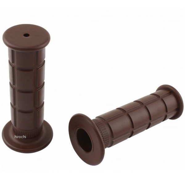 010372-DC ポッシュ POSH ユニバーサル クロスカットグリップ 非貫通タイプ 左右セット 茶