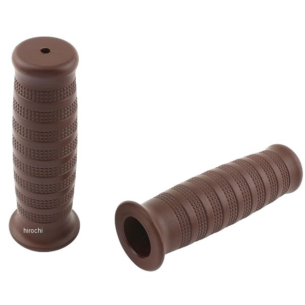 010372-DR ポッシュ POSH ユニバーサル リングバレルグリップ 非貫通タイプ 左右セット 茶